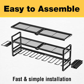 YYR heavy-duty rack enhances visibility and access to tools