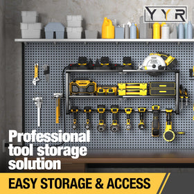YYR heavy-duty steel construction supports up to 300 lbs for durability