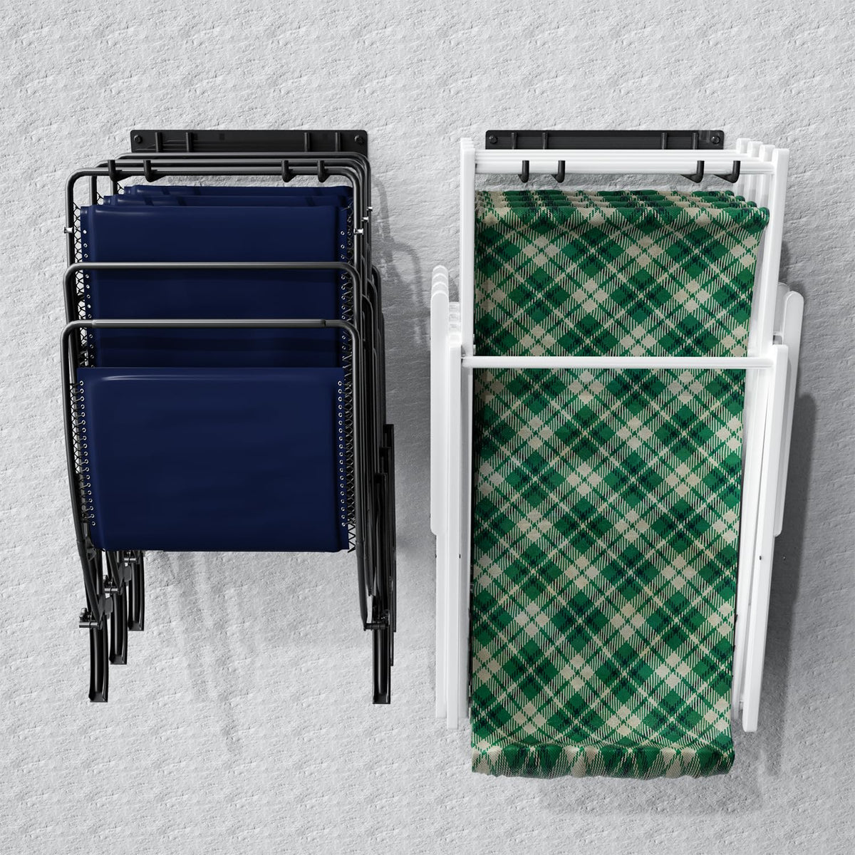 YYR maximum load 480 lbs across four hooks for chairs and tools