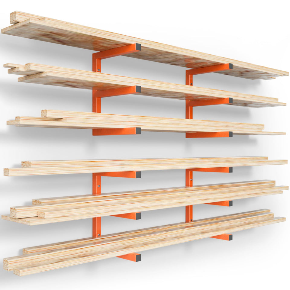 YYR wood organizer wall mount with heavy-duty metal shelf for sturdy storage.