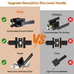 YYTDZSW matte black hardware upgrades for a contemporary interior look.