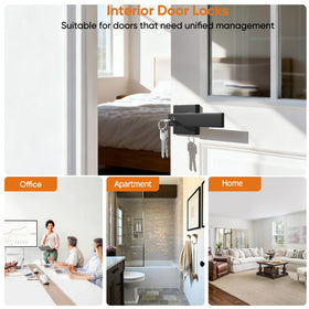 YYTDZSW universal-fit door handle works with most standard doors.