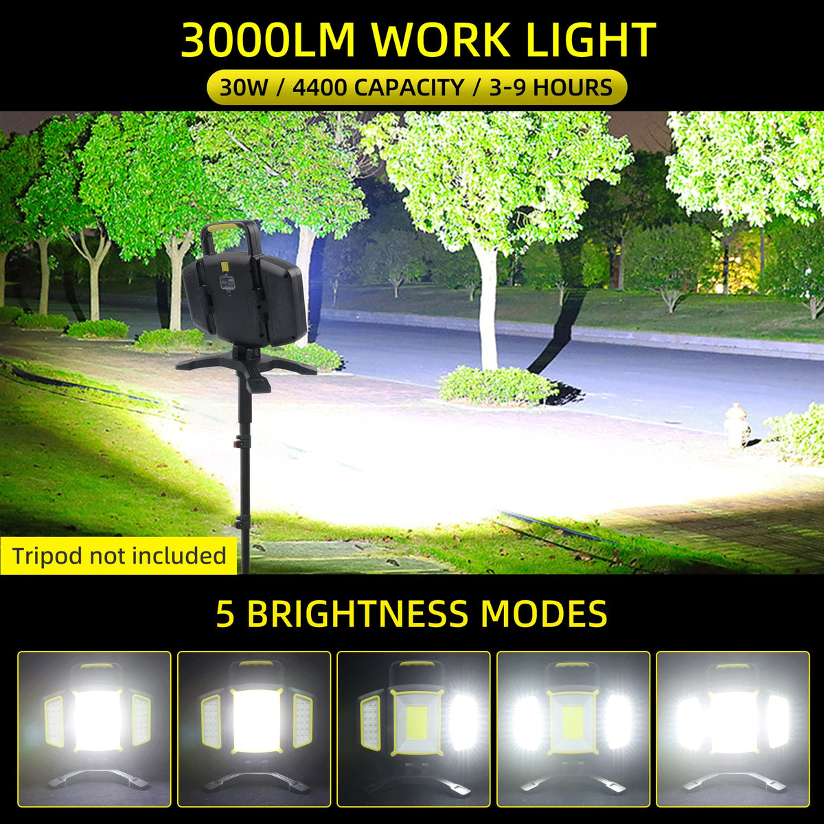 YZONI side lamps provide additional lighting for detail tasks