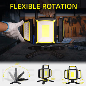 YZONI magnetic base attaches to metal surfaces for hands-free work