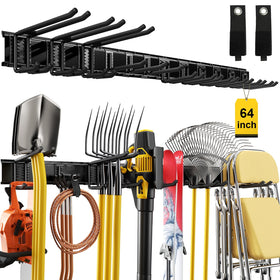 YZSFMZGE 64-inch wall organizer mounted in garage for easy tool access.