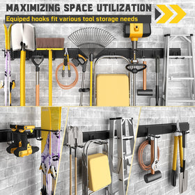 Four mounting tracks of the YZSFMZGE system maximize space efficiency.
