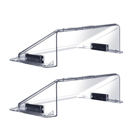 YZXTECNIP adjustable vent deflector on baseboard with magnetic hold, easy installation.