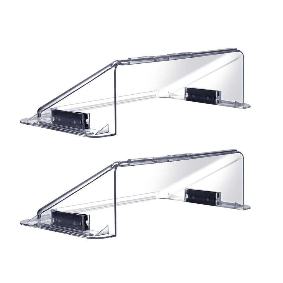 YZXTECNIP adjustable vent deflector on baseboard with magnetic hold, easy installation.