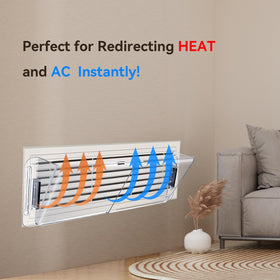 YZXTECNIP floor vent deflector directs airflow for better comfort.