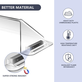 YZXTECNIP durable unbreakable plastic construction withstands daily heating and cooling cycles.