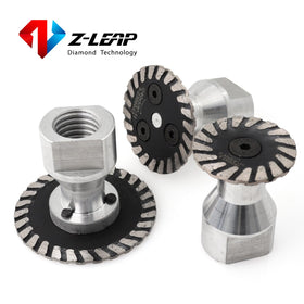 Z-LEAP engraving saw blade with removable flange for easy mounting.