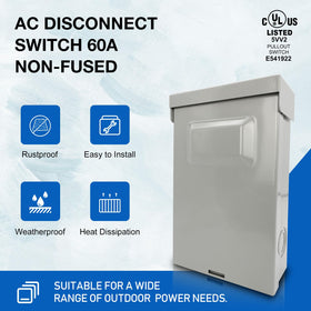 Z ZDS-60A 60A 240V disconnect suitable for residential AC line protection