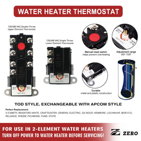 Z Zero EWH-01 copper heating element shows durable copper construction