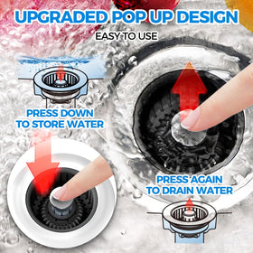 zaa kitchen drain strainer 3-1/2 inch universal fit for US standard hole