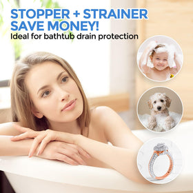 zaa compact silver stopper complements contemporary bathroom decor.