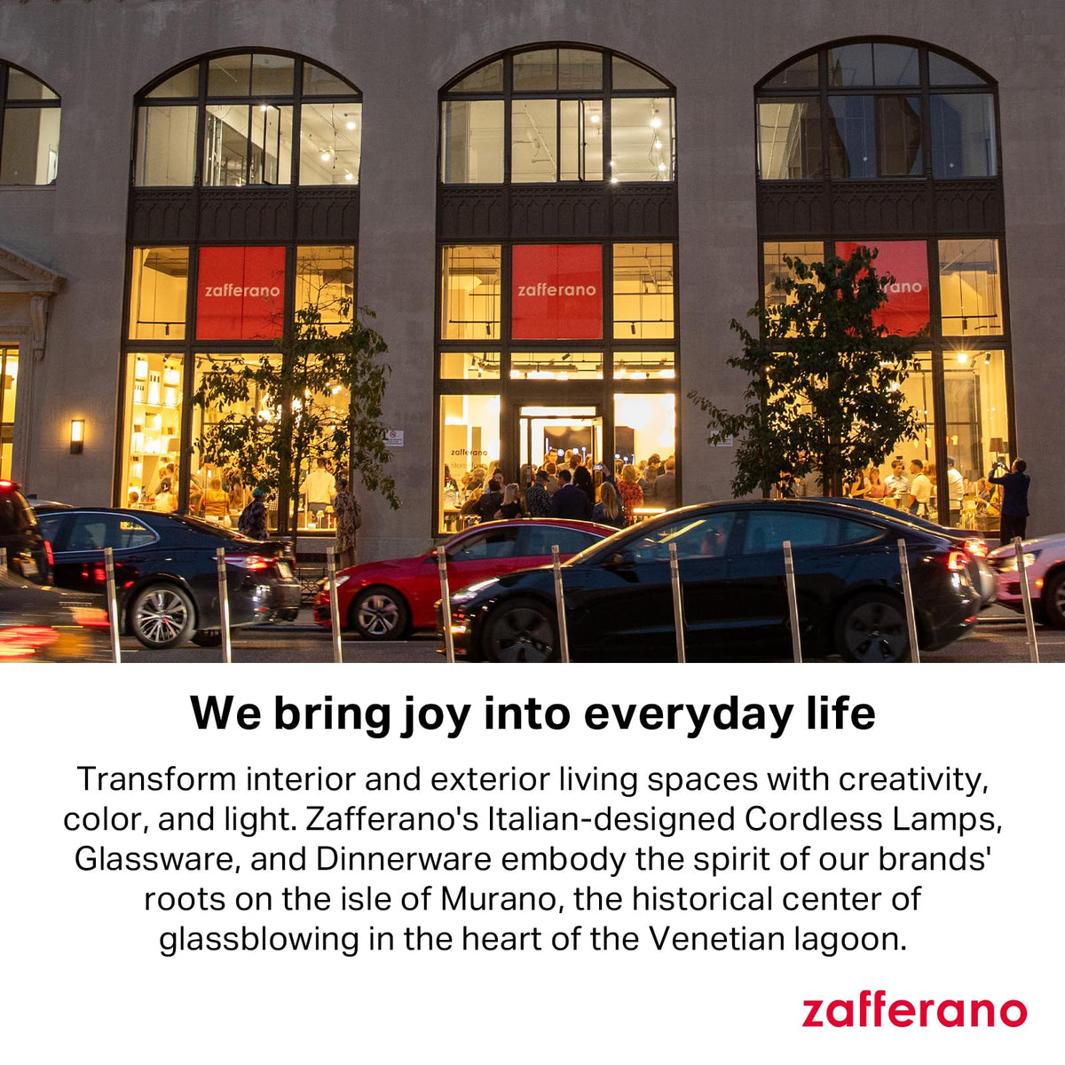 Zafferano Pina Pro lamp charging dock included for convenient recharging