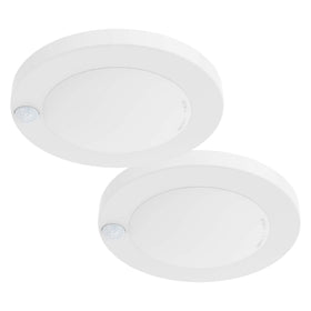ZAGO LED 6in closet light with PIR sensor provides hands-free illumination.
