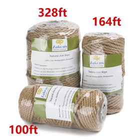 Zakous easy-store jute rope reduces tangling and clutter.