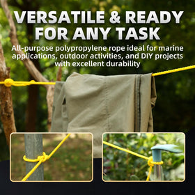 Zakous rope suitable for DIY projects, from camping gear to home repairs.