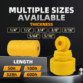 Zakous rope easy-handling texture improves knot-tying comfort and control.