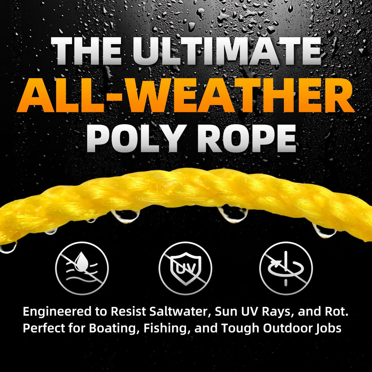 Zakous rope with lightweight design reduces fatigue during long tying tasks.