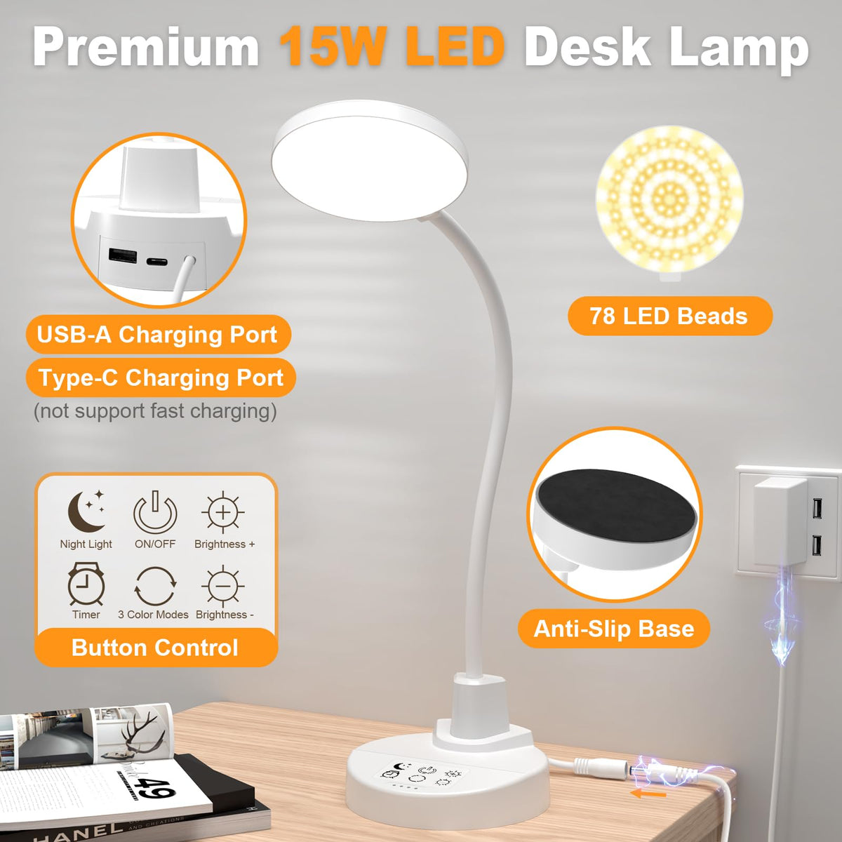 Zaplit on-desk lighting enhances modern home office aesthetics.