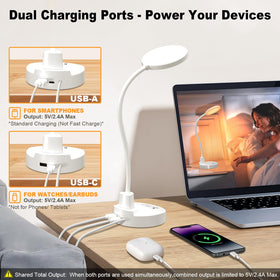Zaplit USB ports charge devices while you work.