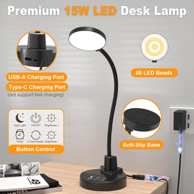 ZAPLIT anti-slip base keeps lamp stable on desks