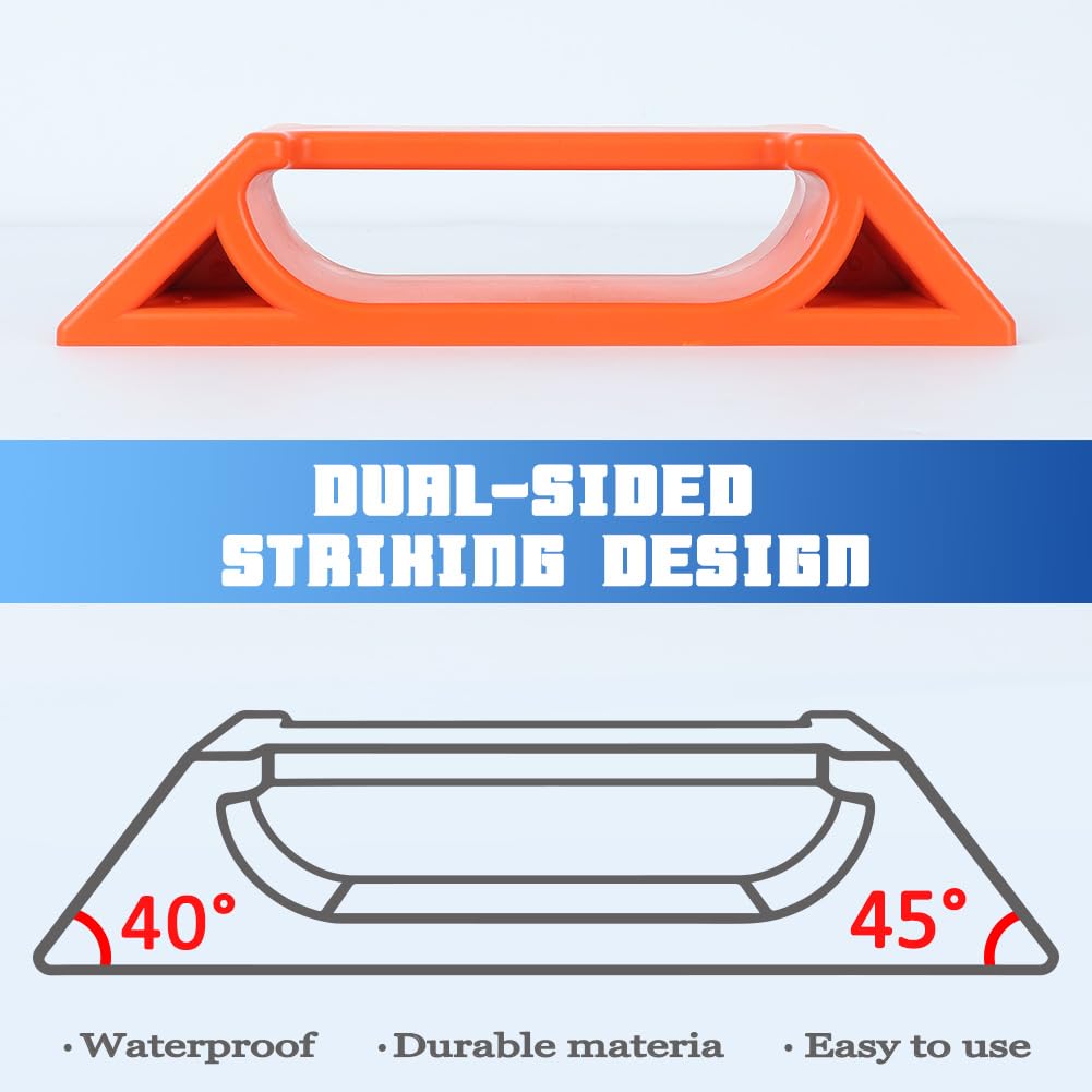 ZAPSIFOU wide-striking surface distributes force for safer, more even plank closure.