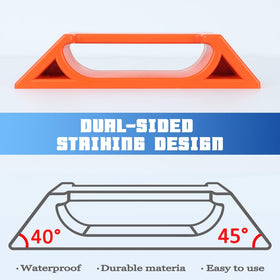 ZAPSIFOU wide-striking surface distributes force for safer, more even plank closure.