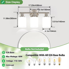 Zarbitta bathroom light comes with a 36-month warranty for peace of mind.