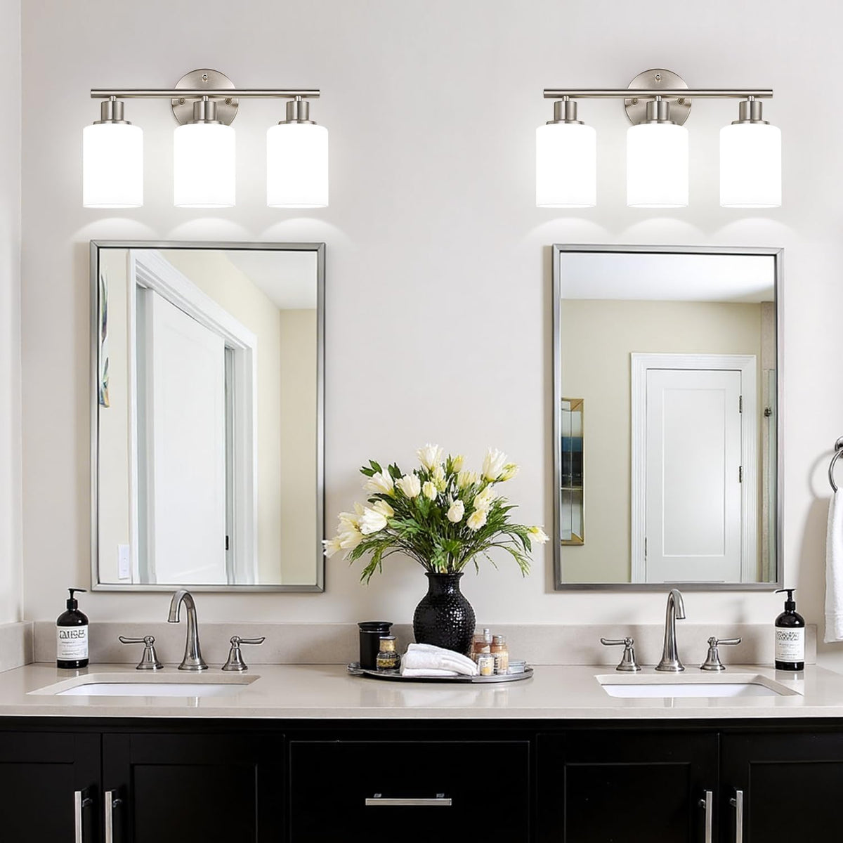 Zarbitta brushed nickel finish resists scratches and tarnish for lasting shine.
