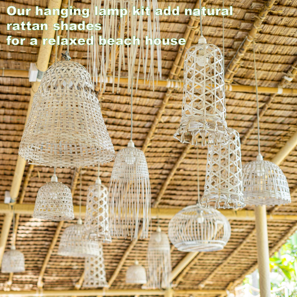Zarnicy DIY pendant light kit helps create mood lighting.