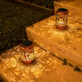 ZASOWUUO outdoor decor lantern on porch creating inviting exterior lighting.