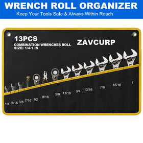 Zavcurp wrench roll up 600D Oxford fabric emphasizes durable exterior