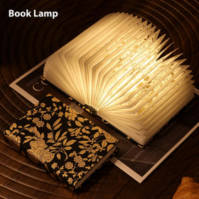 ZBOLE Floral Book Light in gift box, ideal for book lovers.