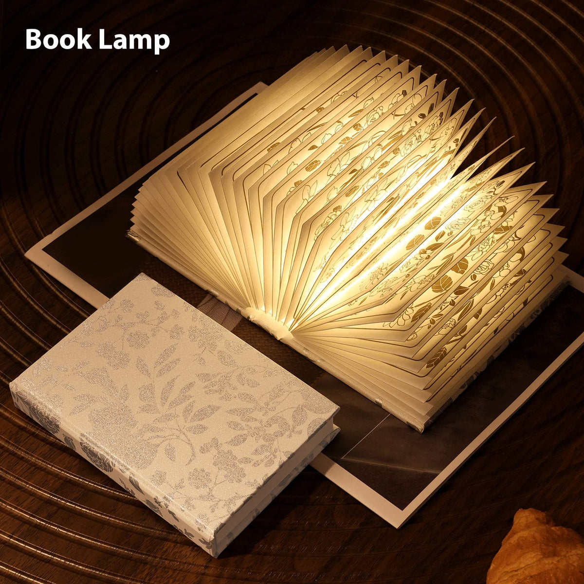 ZBOLE Floral Print Book Light flicker-free illumination for safe family use
