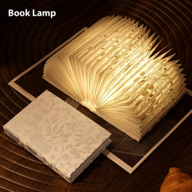 ZBOLE Floral Print Book Light flicker-free illumination for safe family use