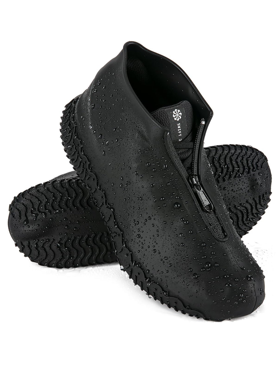 Zbyoujer waterproof rain shoe covers protect shoes from rain and mud