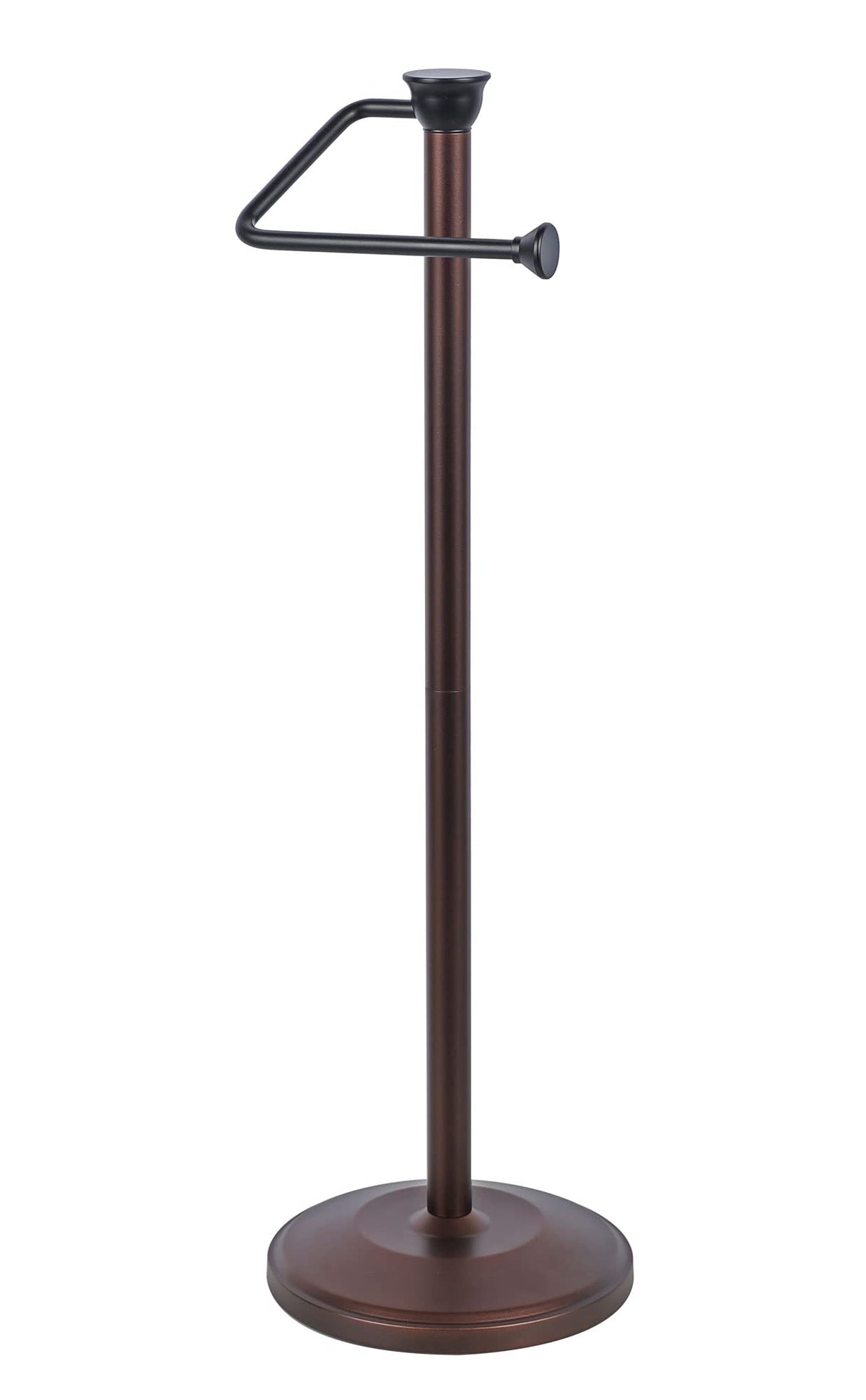 ZCCZ ORB finish freestanding stand top view showing storage area