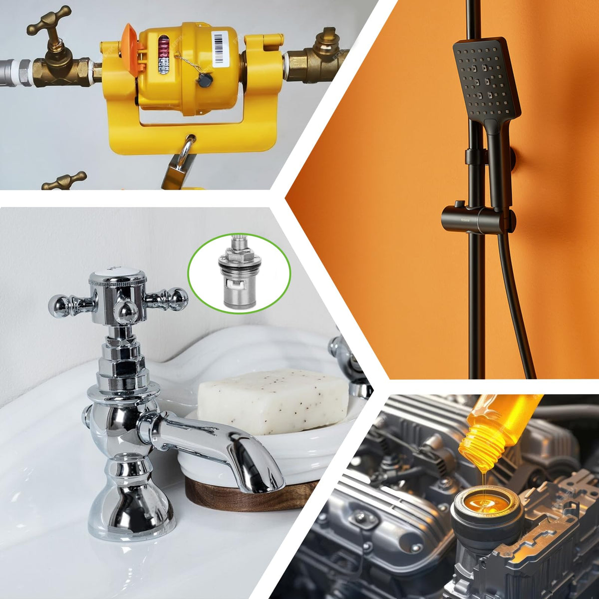 ZDBB 1075-pcs caravan and home faucet repair versatility
