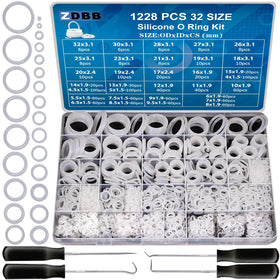 ZDBB silicone o-ring kit box with labeled sizes for quick selection.
