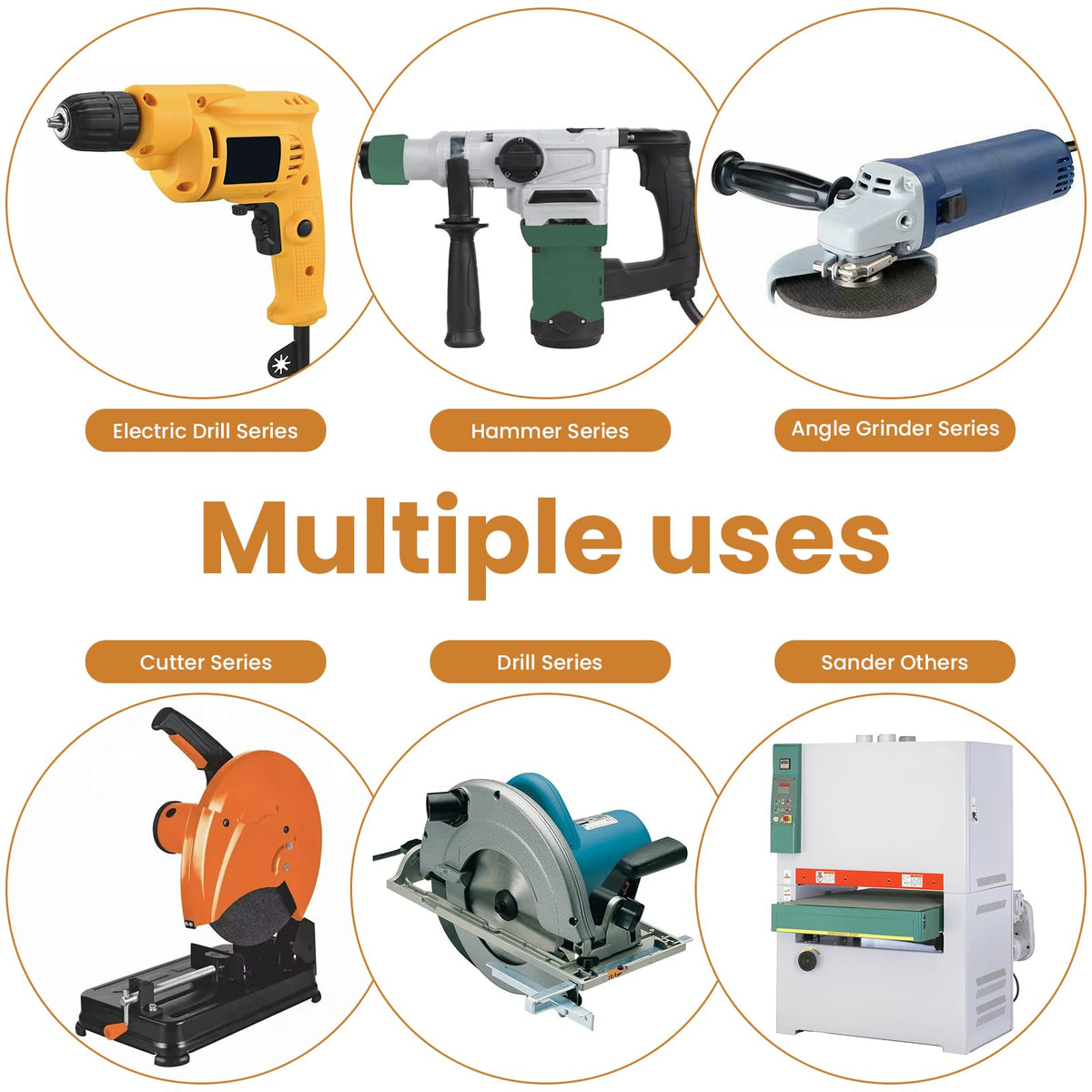 Durable construction supports long service life in power tools.