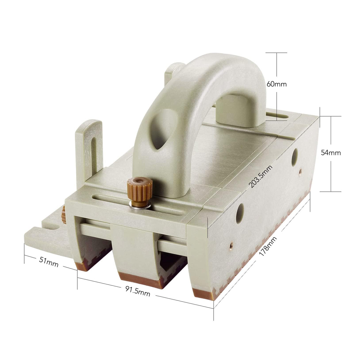 Zebekk push block easy to assemble with handle and side parts