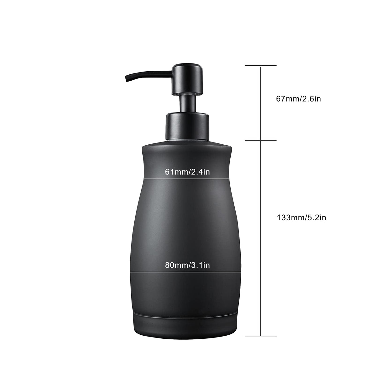Built-in soft seal on ZEBEYIMA pump head to help prevent leaks.