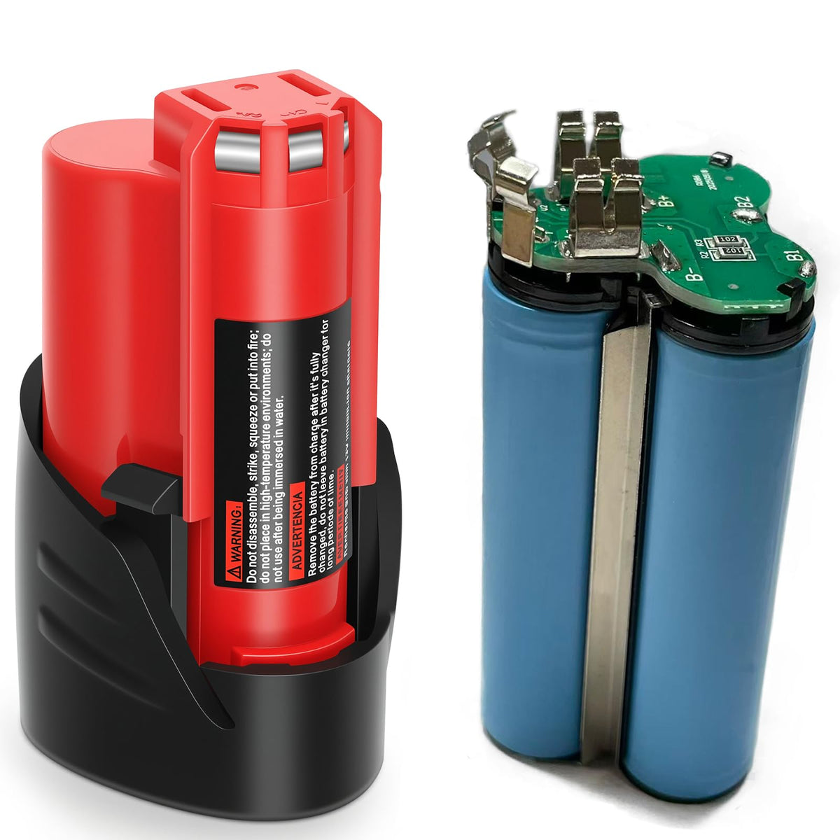 Zecovolmn battery – built-in protection against overcharge and overheating.