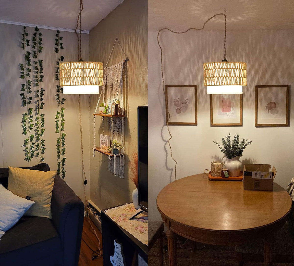 ZECOXOL farmhouse decor style lighting enhances entryways or dining nooks.