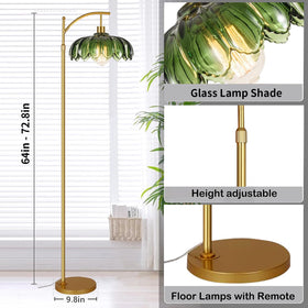 ZECOXOL height-adjustable arc arm lets you direct light as needed.