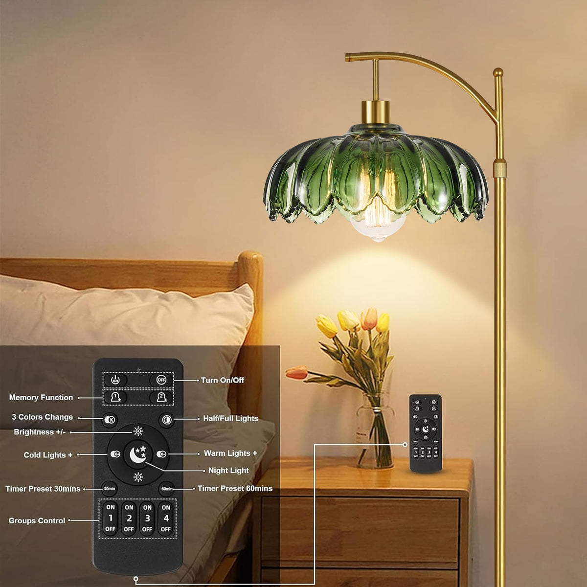 ZECOXOL premium floor lamp makes a thoughtful gift for family and friends.