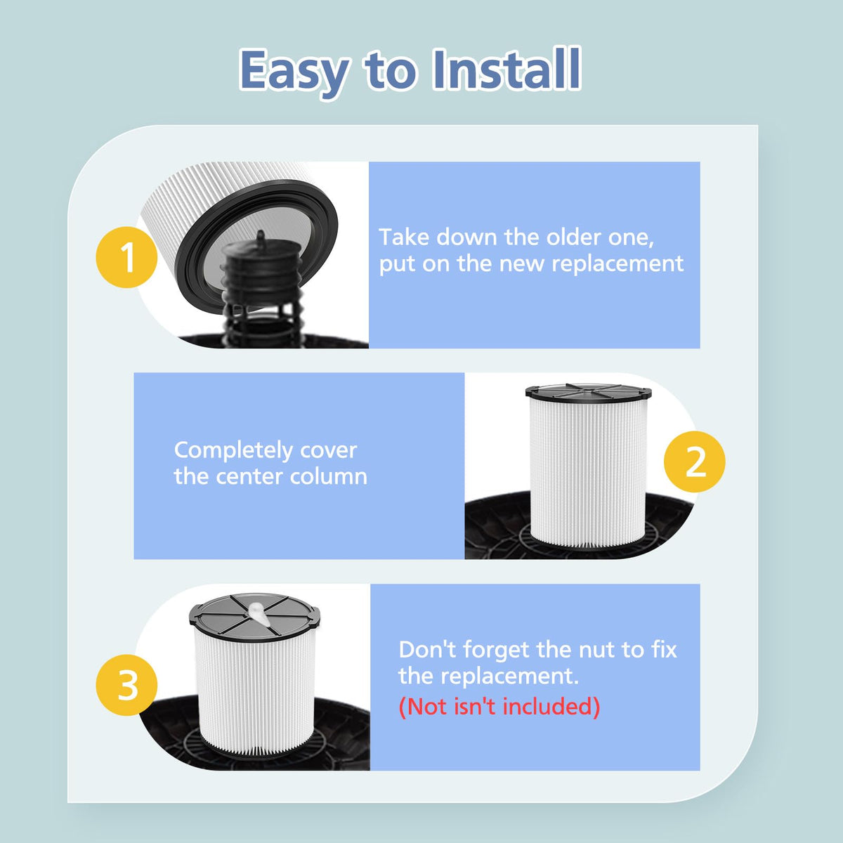 Maintain peak performance with Zeekech VF4000 replacement filters.